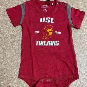 USC Baby Oneies Southern California Trojans Infant Wear 3-6 months Collegiate